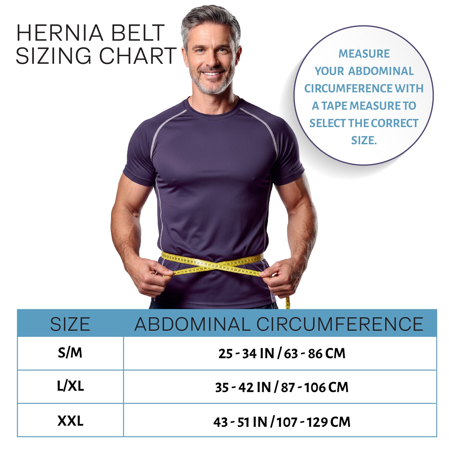 Abdominal Hernia Belt PRO For Men & Women - Maximum Stability & Support
