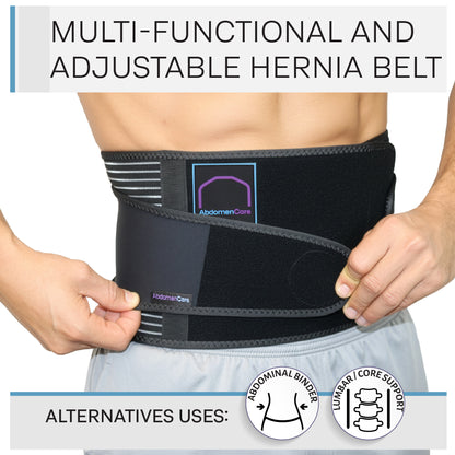 Abdominal Hernia Belt PRO For Men & Women - Maximum Stability & Support