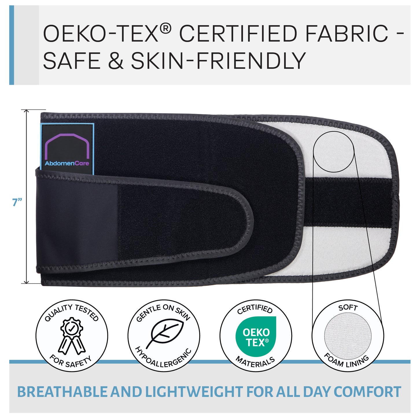 Abdominal Hernia Belt PRO For Men & Women - Maximum Stability & Support