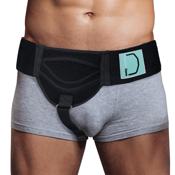 Inguinal Hernia Belt For Men & Women - Black