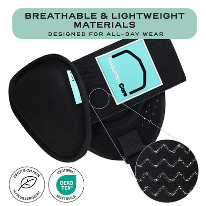 Inguinal Hernia Belt For Men & Women - Black