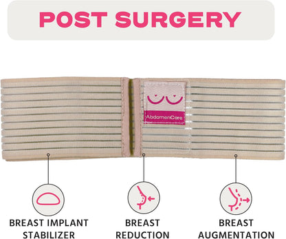 Breast Support Stabilizer Band I Post Surgery Compression Support