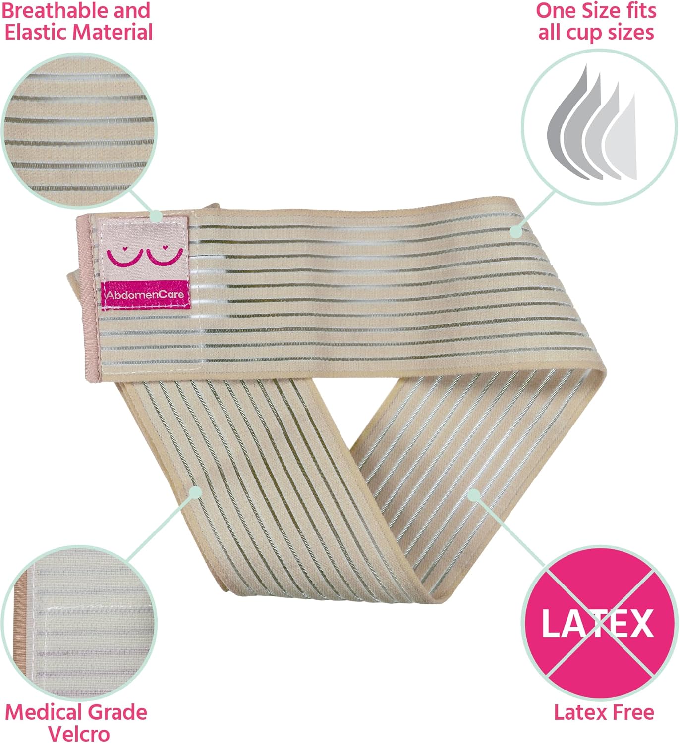 Breast Support Stabilizer Band I Post Surgery Compression Support