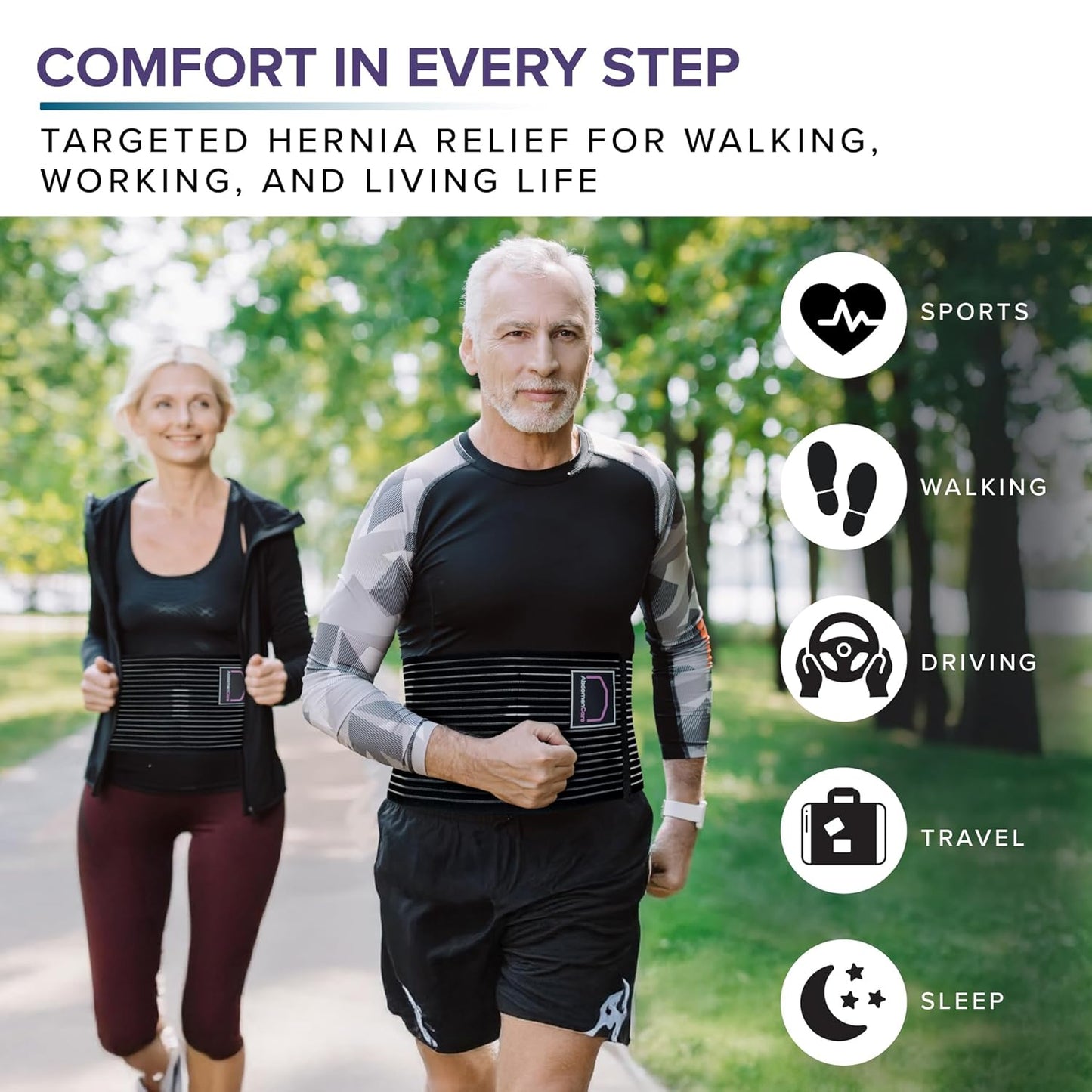 Umbilical Hernia Belt for Men and Women - Comfort Daily Support