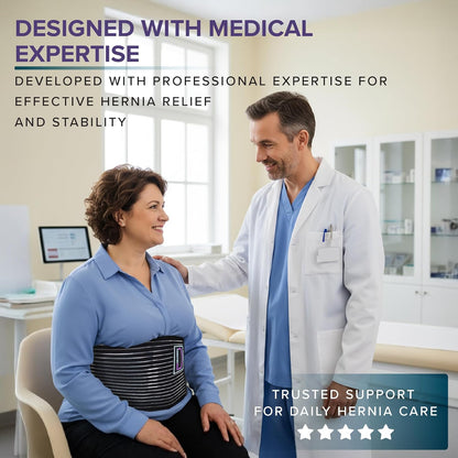 Umbilical Hernia Belt for Men and Women - Comfort Daily Support