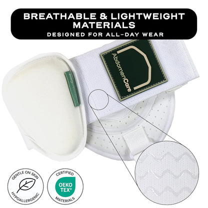Inguinal Hernia Belt For Men & Women - White